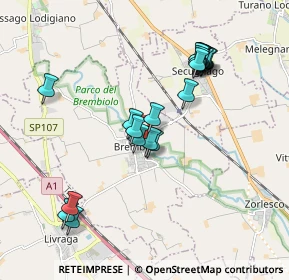 Mappa Via Roma, 26822 Brembio LO, Italia (1.8115)