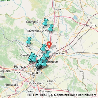 Mappa Via Enrico Fermi, 10080 San Benigno Canavese TO, Italia (14.625)