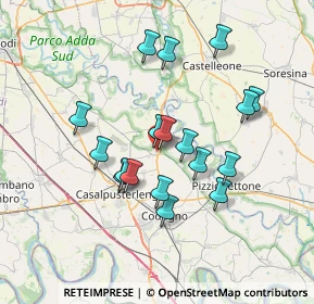 Mappa Via Roma, 26823 Castiglione D'adda LO, Italia (6.32611)