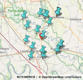 Mappa Via Roma, 26823 Castiglione D'adda LO, Italia (7.314)