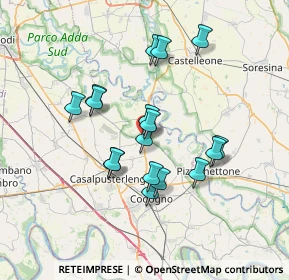 Mappa Via Roma, 26823 Castiglione D'adda LO, Italia (6.08647)