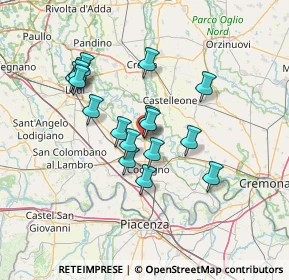 Mappa Via Roma, 26823 Castiglione D'adda LO, Italia (11.78471)