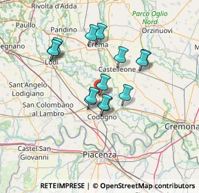 Mappa Via Roma, 26823 Castiglione D'adda LO, Italia (11.37714)