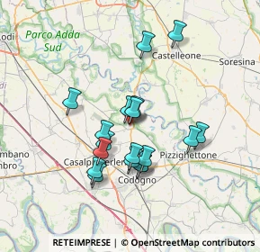 Mappa 26823 Castiglione D'adda LO, Italia (5.91167)