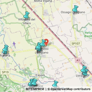 Mappa Via Tavazzi, 26812 Borghetto Lodigiano LO, Italia (3.30063)