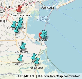 Mappa Riviera Caboto, 30015 Chioggia VE, Italia (16.36714)