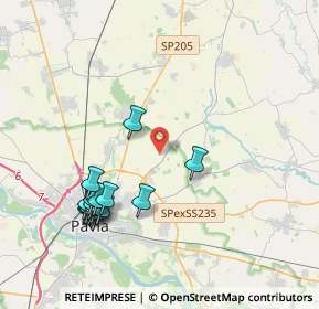 Mappa Strada Stefanini, 27100 Pavia PV, Italia (4.28375)