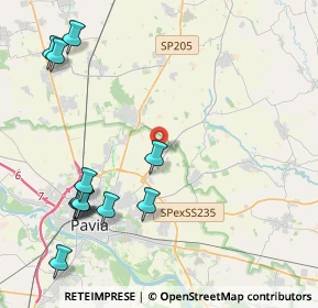 Mappa Strada Stefanini, 27100 Pavia PV, Italia (5.20417)