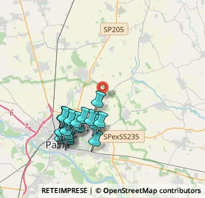 Mappa Strada Stefanini, 27100 Pavia PV, Italia (3.80158)