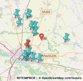 Mappa Strada Stefanini, 27100 Pavia PV, Italia (4.15643)