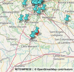 Mappa Strada Stefanini, 27100 Pavia PV, Italia (20.8655)