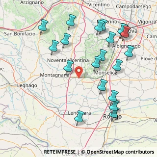 Mappa Via Carazzea, 35040 Ponso PD, Italia (18.64)