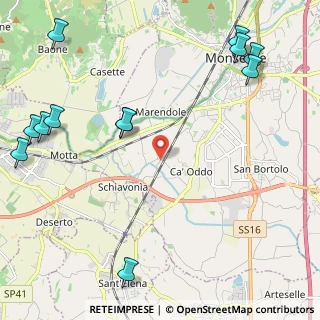 Mappa Via Moralediemo, 35043 Monselice PD, Italia (3.07917)