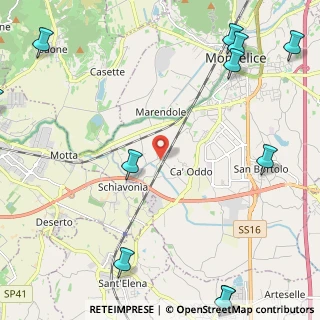 Mappa Via Moralediemo, 35043 Monselice PD, Italia (3.55182)
