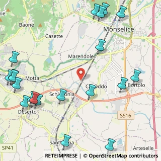 Mappa Via Moralediemo, 35043 Monselice PD, Italia (3.1335)