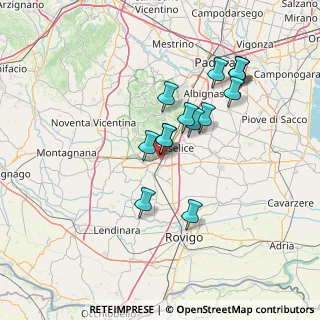 Mappa Via Moralediemo, 35043 Monselice PD, Italia (12.45714)