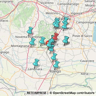 Mappa Via Moralediemo, 35043 Monselice PD, Italia (11.10556)