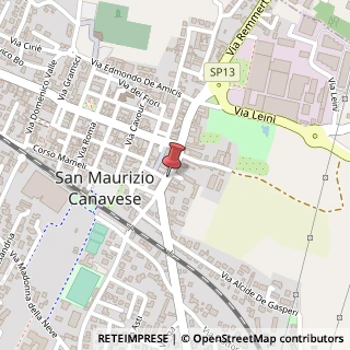 Mappa Via Tesio,  21, 10077 San Maurizio Canavese, Torino (Piemonte)