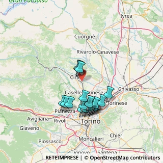 Mappa Via Tesio Paolo, 10077 San Maurizio Canavese TO, Italia (12.5285)