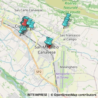 Mappa Via Tesio Paolo, 10077 San Maurizio Canavese TO, Italia (2.387)