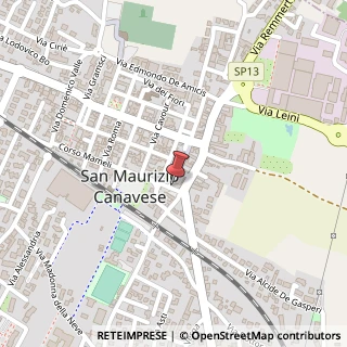 Mappa Via Guglielmo Marconi, 19B, 10077 San Maurizio Canavese, Torino (Piemonte)