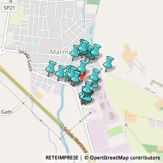 Mappa Via Mascagni, 46045 Marmirolo MN, Italia (0.24815)