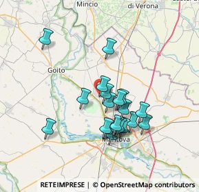 Mappa Via Mascagni, 46045 Marmirolo MN, Italia (6.1475)