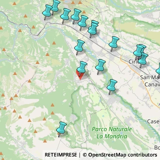 Mappa Via Arcour, 10070 Fiano TO, Italia (5.24882)