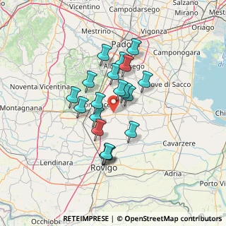 Mappa Via Corollo, 35020 Tribano PD, Italia (10.63316)