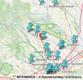 Mappa Via Roma, 10077 San Maurizio Canavese TO, Italia (9.613)