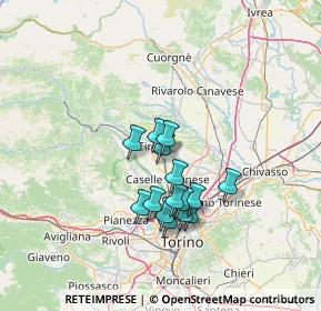 Mappa Via Roma, 10077 San Maurizio Canavese TO, Italia (10.768)