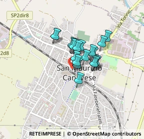 Mappa Via Roma, 10077 San Maurizio Canavese TO, Italia (0.2525)