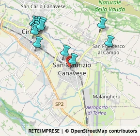 Mappa Via Roma, 10077 San Maurizio Canavese TO, Italia (2.29357)