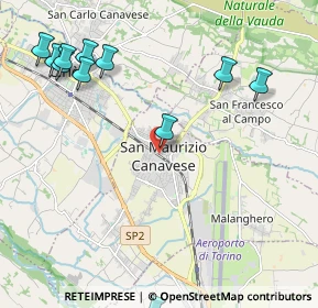 Mappa Via Roma, 10077 San Maurizio Canavese TO, Italia (2.70727)