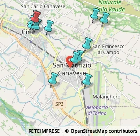 Mappa Via Roma, 10077 San Maurizio Canavese TO, Italia (2.11077)