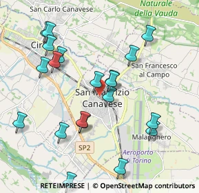 Mappa Via Roma, 10077 San Maurizio Canavese TO, Italia (2.1345)