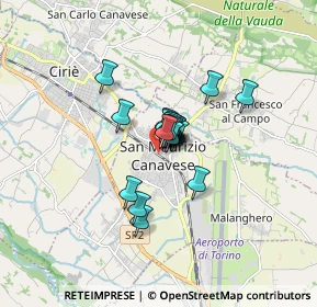 Mappa Via Roma, 10077 San Maurizio Canavese TO, Italia (0.8405)