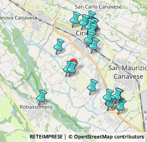 Mappa Località Colombari, 10073 Ciriè TO, Italia (2.0305)