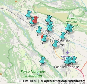 Mappa Località Colombari, 10073 Ciriè TO, Italia (3.63235)