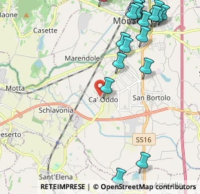 Mappa Fraz. Cà Oddo, 35043 Monselice PD, Italia (2.7855)