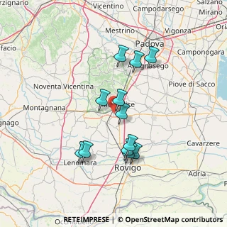 Mappa Fraz. Cà Oddo, 35043 Monselice PD, Italia (12.60917)