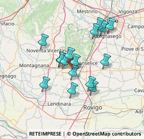 Mappa Via Lorenzo de Antoni, 35042 Este PD, Italia (11.47125)