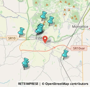 Mappa Via Lorenzo de Antoni, 35042 Este PD, Italia (3.36909)