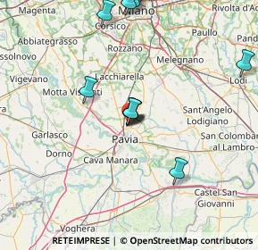Mappa Via C. Ridella, 27100 Pavia PV, Italia (19.148)