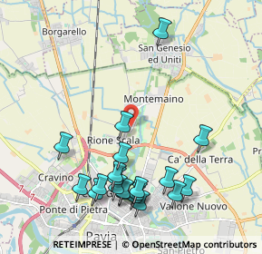 Mappa Via C. Ridella, 27100 Pavia PV, Italia (2.275)