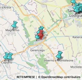 Mappa Via XI Febbraio, 27019 Villanterio PV, Italia (3.00529)