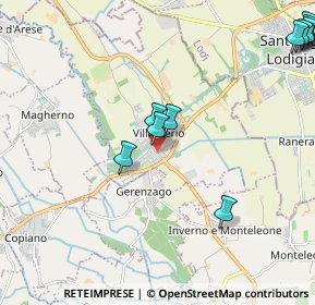 Mappa Via XI Febbraio, 27019 Villanterio PV, Italia (2.92083)