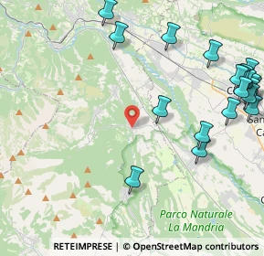 Mappa Via Baratonia, 10070 Fiano TO, Italia (5.7285)