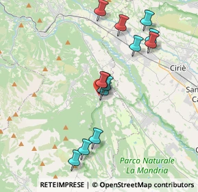 Mappa Via Baratonia, 10070 Fiano TO, Italia (3.70154)