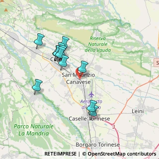 Mappa Via Repubblica, 10077 San Maurizio Canavese TO, Italia (3.45083)